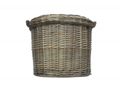 Basket, SIZE 1 ANTIQUE WASH ROUND STORAGE BASKET
