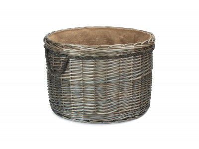 Basket, SIZE 3 ANTIQUE WASH ROUND STORAGE BASKET