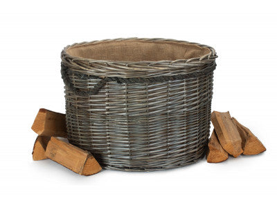 Basket, SIZE 3 ANTIQUE WASH ROUND STORAGE BASKET