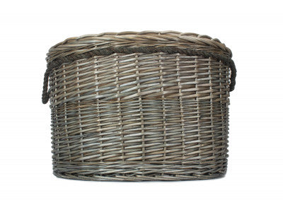 Basket, SIZE 3 ANTIQUE WASH ROUND STORAGE BASKET