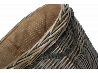 Basket, SIZE 3 ANTIQUE WASH ROUND STORAGE BASKET