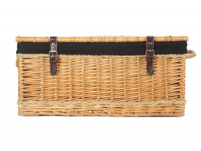 "Basket, 24" ROPE HANDLED TRUNK with BLACK LINING"