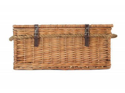 "Basket, 24" DOUBLE STEAMED ROPE HANDLED TRUNK"