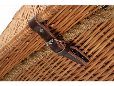 "Basket, 24" DOUBLE STEAMED ROPE HANDLED TRUNK"