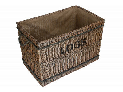 "Basket, JUMBO "LOGS" BASKET"