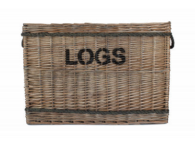 "Basket, JUMBO "LOGS" BASKET"