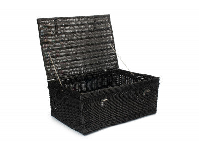 "Basket, 27" BLACK ROPE HANDLED TRUNK"
