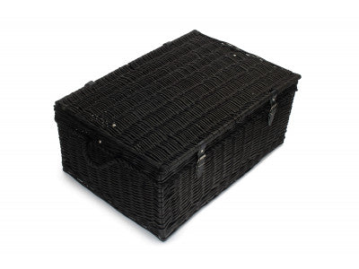 "Basket, 27" BLACK ROPE HANDLED TRUNK"