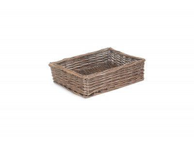 Basket, LARGE ANTIQUE WASH STRAIGHT-SIDED TRAY