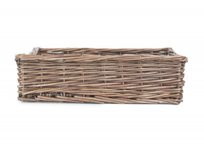 Basket, LARGE ANTIQUE WASH STRAIGHT-SIDED TRAY