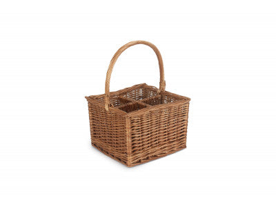 Basket, DOUBLE STEAMED 4 BOTTLE WINE CARRIER