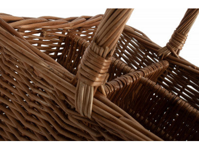 Basket, DOUBLE STEAMED 4 BOTTLE WINE CARRIER
