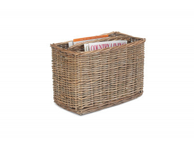 Basket, TALL ANTIQUE WASH MAGAZINE RACK