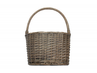 Basket, ROUND GREY CHILLER BASKET
