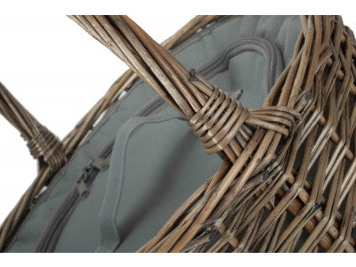 Basket, ROUND GREY CHILLER BASKET