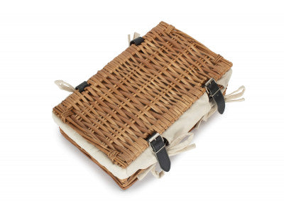 "Basket, SMALL 14" PACKAGING HAMPER with WHITE LINING"
