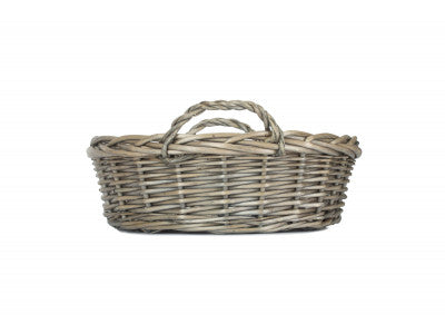 Basket, LARGE ROUND ANTIQUE WASH DISPLAY TRAY