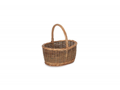 Basket, SIZE 1 OVAL UNPEELED SHOPPER