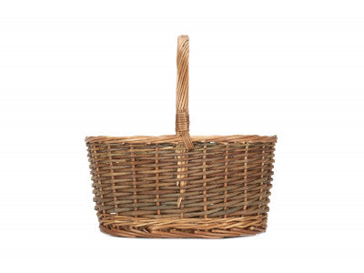 Basket, SIZE 1 OVAL UNPEELED SHOPPER