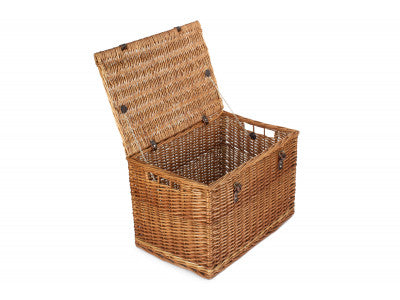 "Basket, 24" DOUBLE STEAMED CHEST HAMPER"