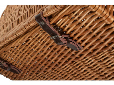 "Basket, 24" DOUBLE STEAMED CHEST HAMPER"