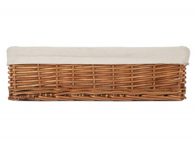 Basket, LINED LARGE DOUBLE STEAMED STORAGE TRAY