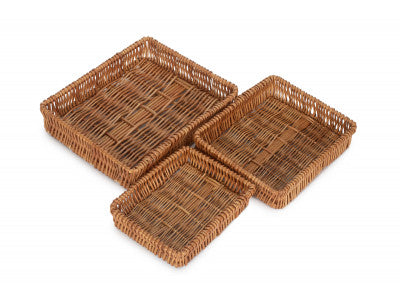 Basket, Set of 3 SHALLOW TRAY 