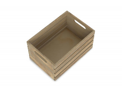 Basket, SMALL OAK EFFECT DISPLAY TROUGH