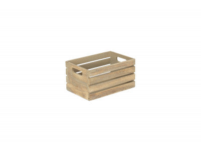 Basket, SMALL OAK EFFECT DISPLAY TROUGH