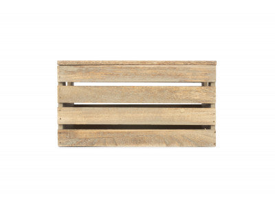 Basket, SMALL OAK EFFECT STORAGE BOX