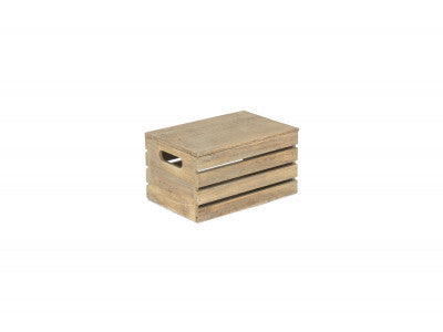Basket, SMALL OAK EFFECT STORAGE BOX