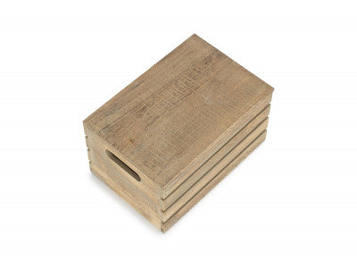 Basket, SMALL OAK EFFECT STORAGE BOX