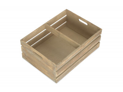 Basket, LARGE OAK EFFECT DISPLAY TROUGH