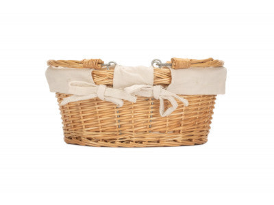 Basket, SMALL SWING HANDLE SHOPPER with WHITE LINING