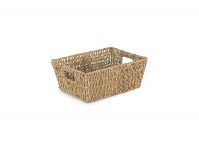 Basket, LARGE TAPERED SEAGRASS BASKET