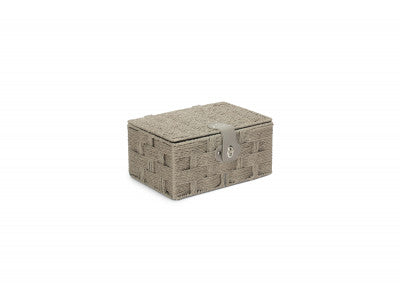 Basket, SMALL GREY PAPER ROPE HAMPER