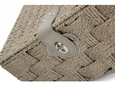 Basket, MEDIUM GREY PAPER ROPE HAMPER