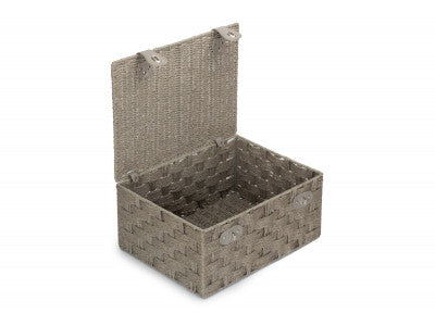 Basket, EXTRA LARGE GREY PAPER ROPE HAMPER