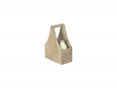 Basket, OAK EFFECT 2 BOTTLE CARRIER