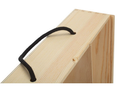 Basket, 3 BEER BOTTLE BOX with ACRYLIC LID