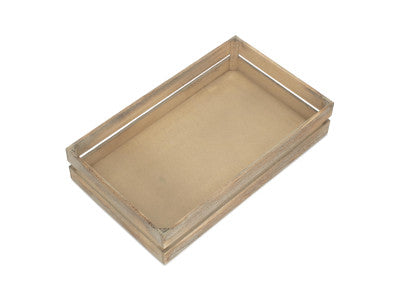 Basket, LARGE OAK EFFECT PACKING CRATE