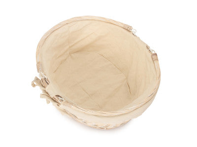 Basket, LARGE WHITE SWING HANDLE SHOPPER - WHITE LINING