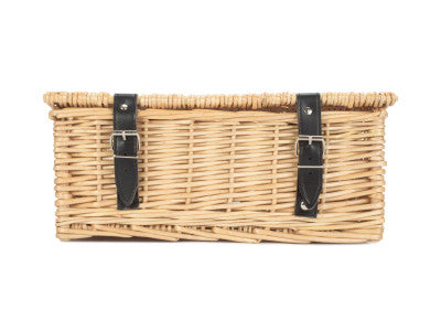 Basket, 14 inch EMPTY WICKER HAMPER BASKET - BUFF - UNLINED