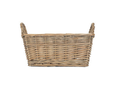 Basket, MEDIUM ANTIQUE WASH HANDLED STORAGE SOLUTION - UNLINED
