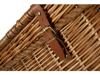 "Basket, 29" LIGHT STEAMED STORAGE HAMPER"