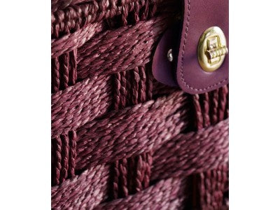 Basket, EXTRA LARGE BURGUNDY PAPER ROPE HAMPER