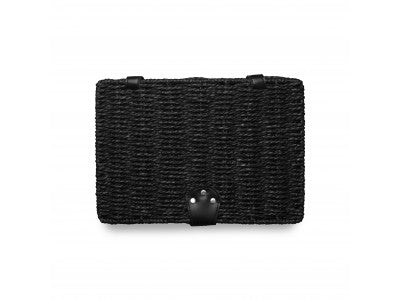 Basket, SMALL BLACK PAPER ROPE HAMPER