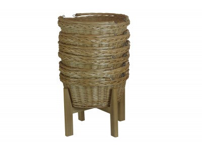 Basket, SUPERIOR LARGE SWING HANDLE SHOPPER STAND