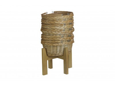 Basket, SUPERIOR SMALL SWING HANDLE SHOPPER STAND