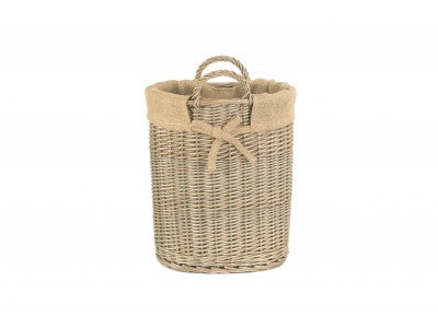 Basket, SMALL OVAL LOG / STORAGE BASKET